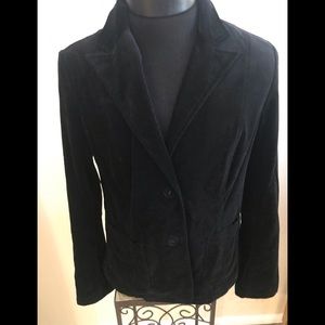 VELVET LIZ CLAIBORNE Blk SZL JACKET